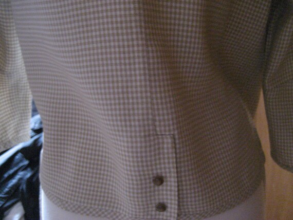 Cotton Checkered Suit - image 4