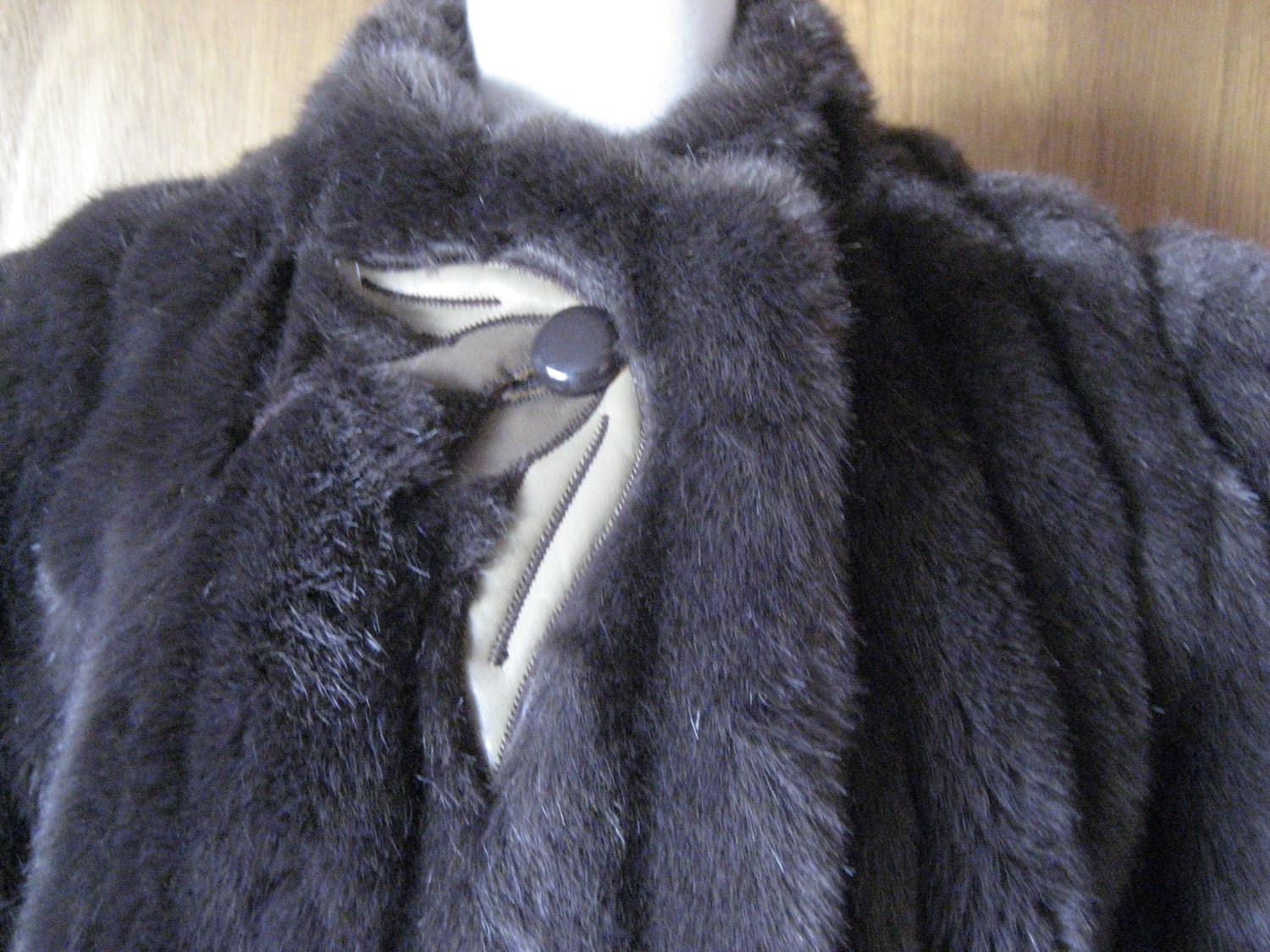 1940 Style Faux Fur Coat - Etsy