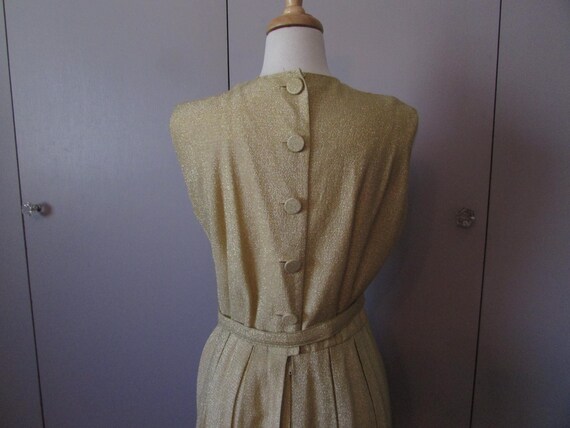 Gold Cocktail Dress - image 3