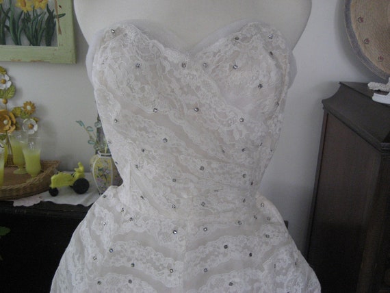 1950 Wedding Dress - image 1