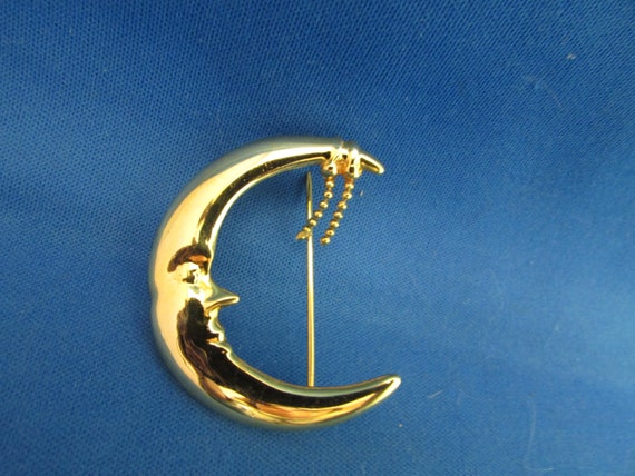 Danecraft Half Moon Brooch