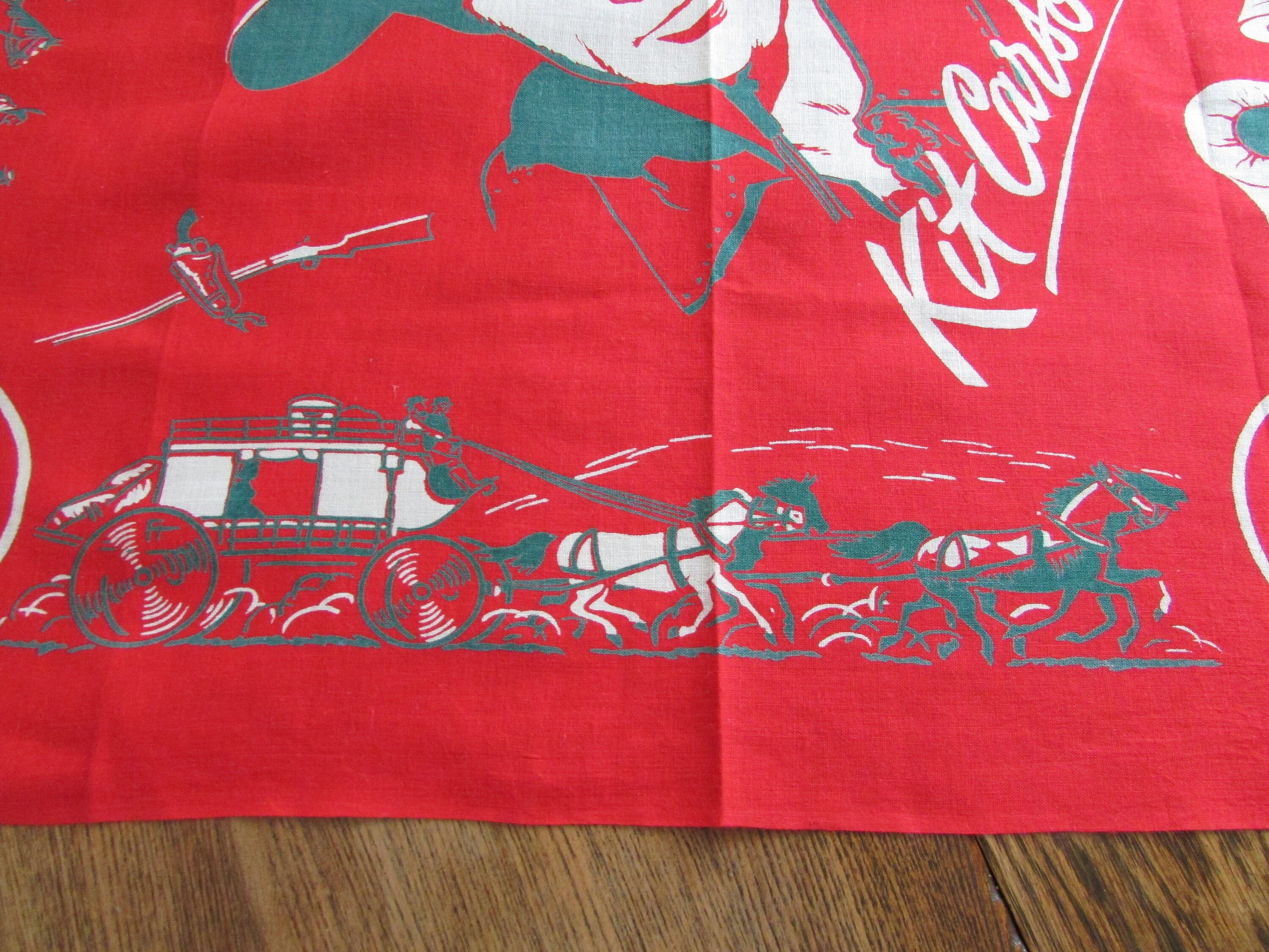 Kit Carson Coca Cola Advertisement Scarf - Etsy