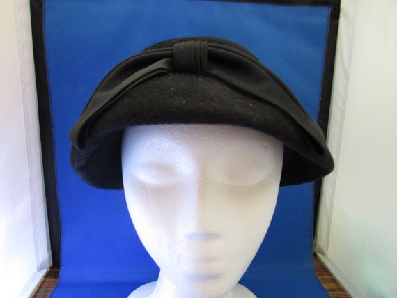 Black Wool Betmar Hat - image 2