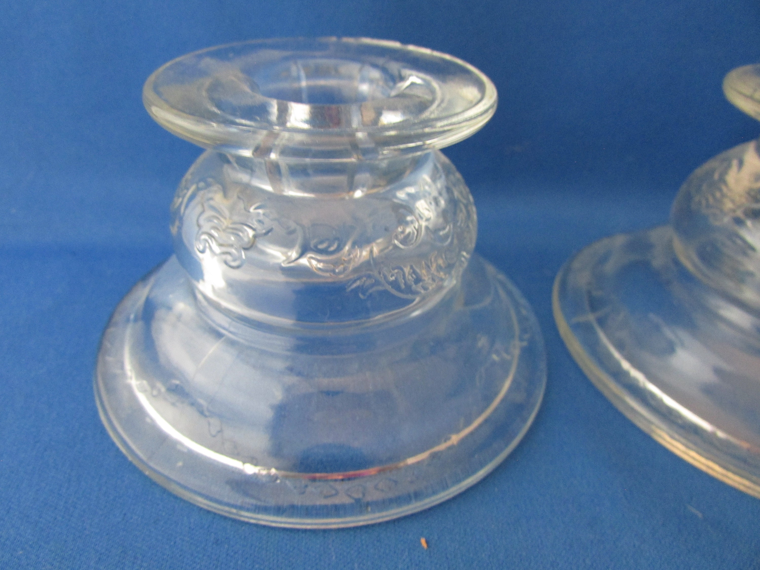 White Depression Glass Candel Holder Depression Glass Candle Holders - Etsy