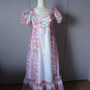 Flowered Empire Waist Formal