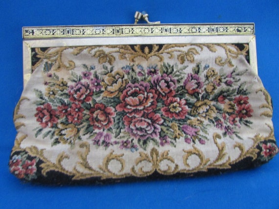 Tapestry Clutch Purse - image 1