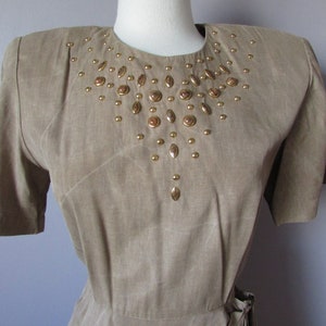 Paris Sport Club Metal Beaded Dress
