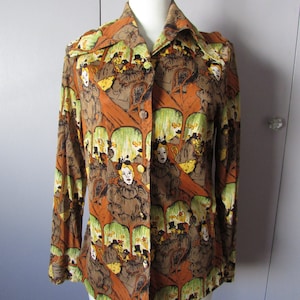 Toulouse Lautrec Material Blouse