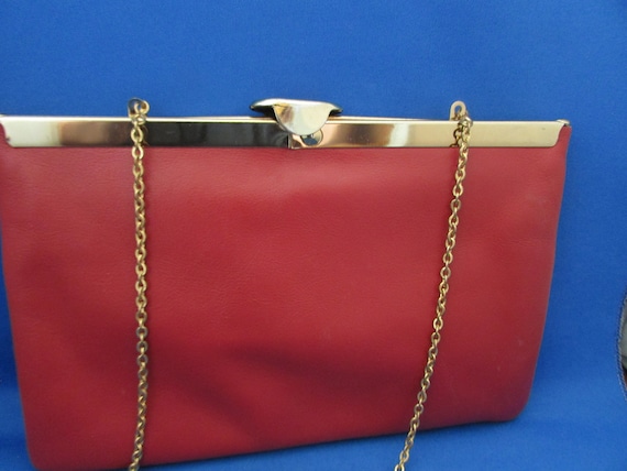 Red Leather ETRA Purse - image 2