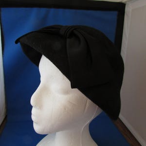 VNTG Betmar Black Bowtie Wool Hat betmar | Accessories | Plaza Suite By Betmar Womens Black  main image 2