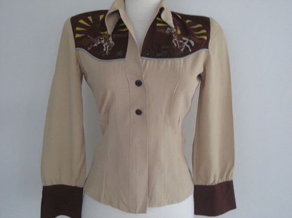 Painted Western Shirt - image 1