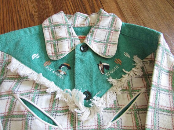 Vintage Roy Rogers Western Shirt with Two Roy Roge