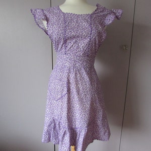 Purple Hand Made Apron