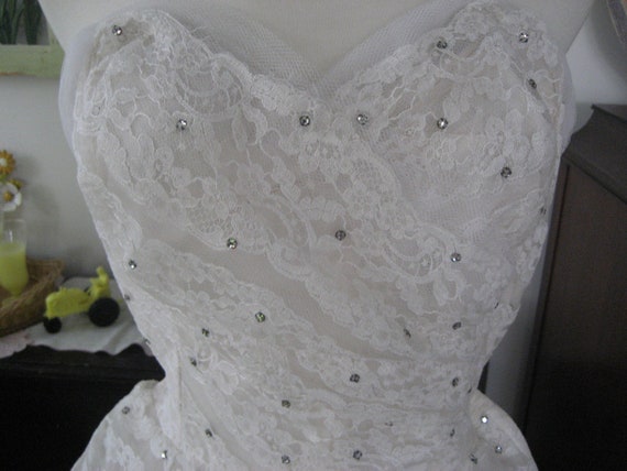 1950 Wedding Dress - image 2