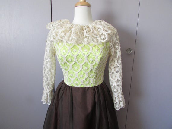 Makoff Salt Lake City 1970 Lace Top Formal - Etsy