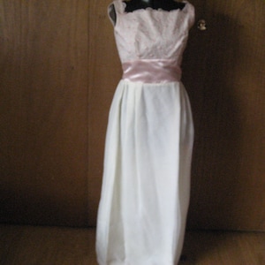Pink Lace and Satin 60s Formal