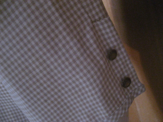 Cotton Checkered Suit - image 3