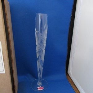 Hawaiian Etched Bud Vase