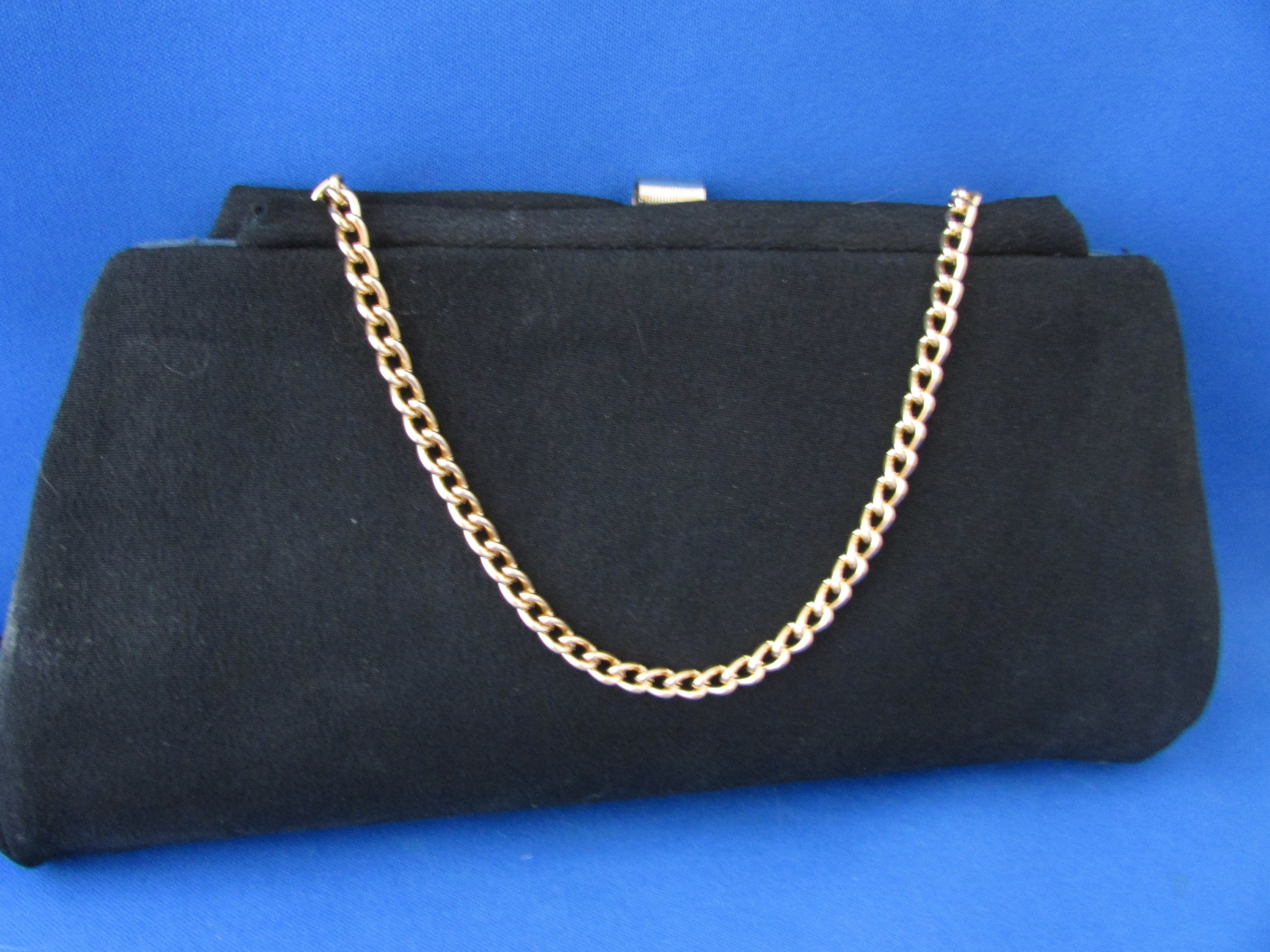 Minimalist Black Clutch purse, bag with, Mid Century design, Victorian  Inspired and sling for Prom, Anniversary, Gifting and Evening Party.
