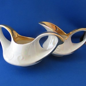 Pearl China Cream and Sugar
