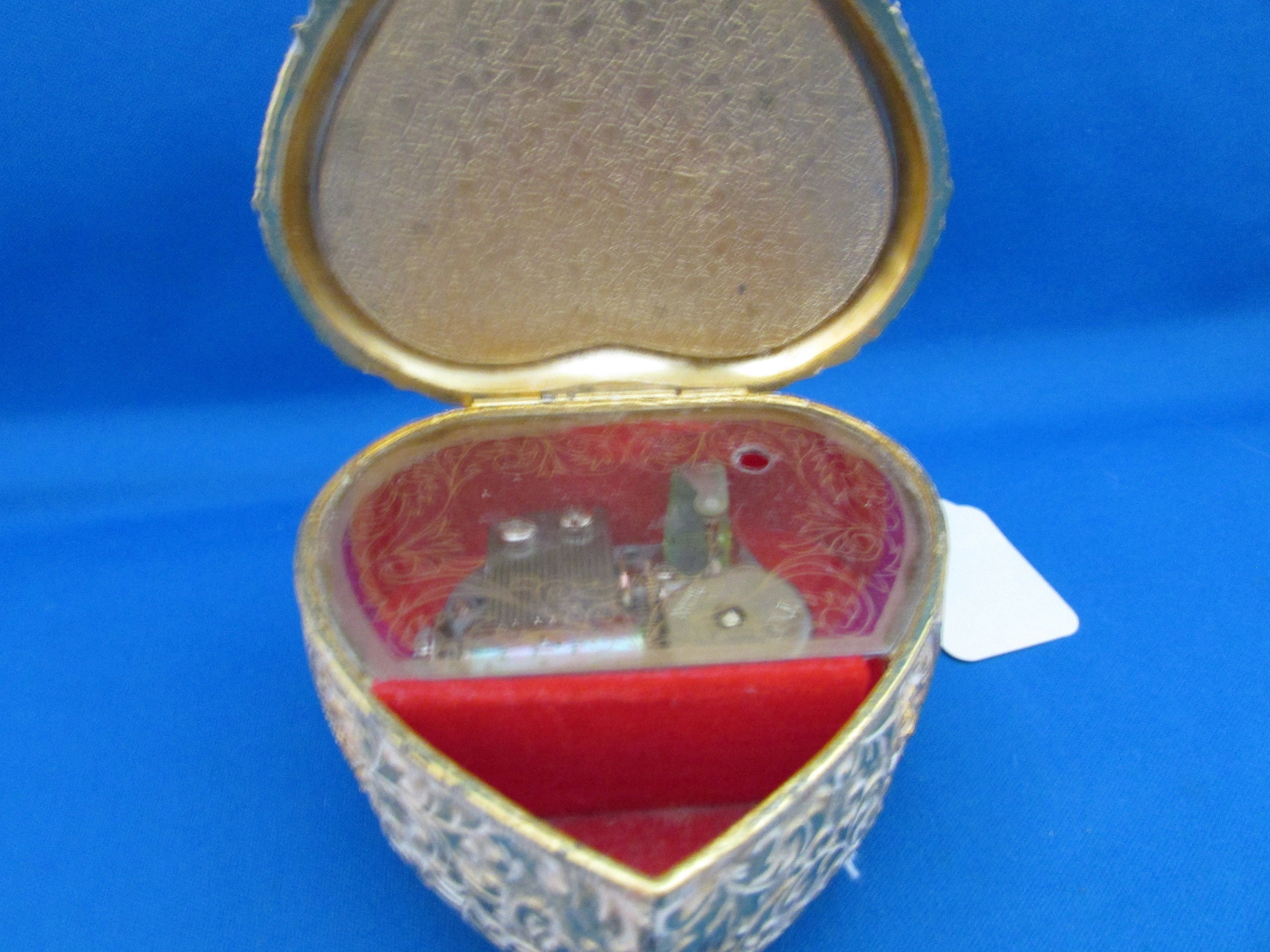 Toyo Metal Heart Music Box Etsy