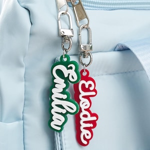 Personalized Acrylic Keychains, Acrylic Name Tags, Customized Name Keychains, Lunch Box Name Tags, Custom Key Chain For Kids, Luggage Tags