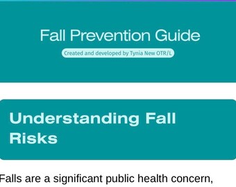 Fall Tips.pdf Fall Prevention Tips Handout - Etsy