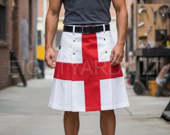 Kilt utility con croce di San Giorgio realizzato su misura
