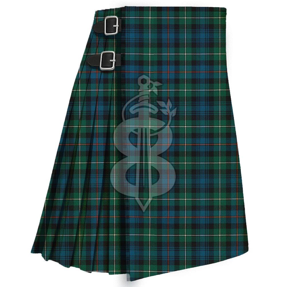 Gonna lunga da donna in tartan Mackenzie