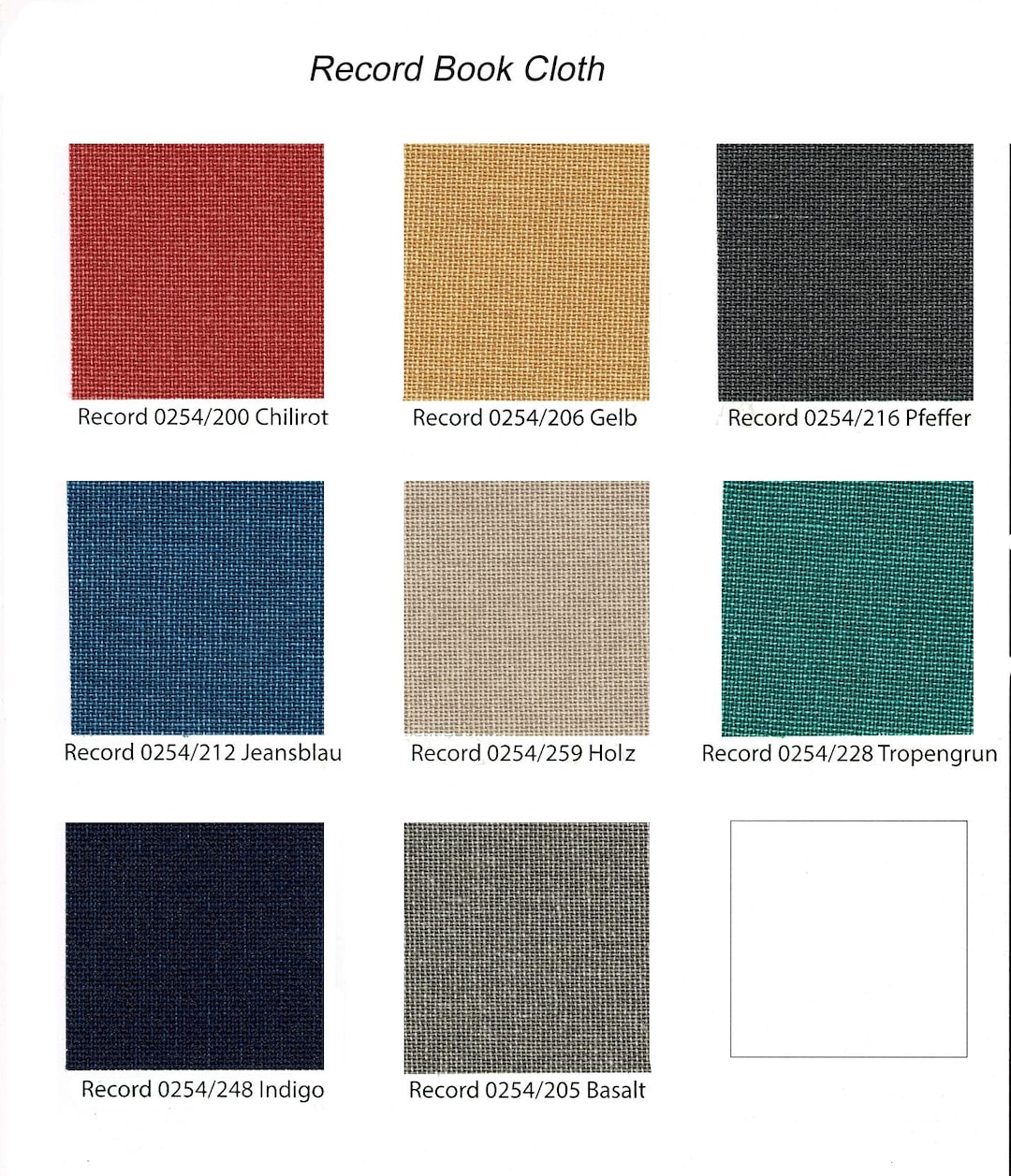 RECORD Bookbinding Cloth - Archival Bookcloth for Book Repair and DIY ...