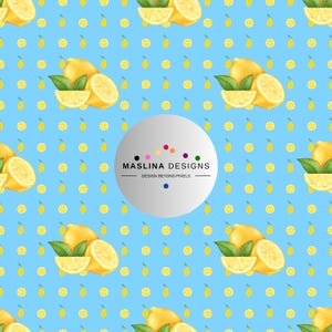 Zitrone Zitrus Frucht Musterdesign Sommer Stoff Hintergrund Druck Digitales Geschenkpapier Kunst Sofortiger Download Benutzerdefinierte Scrapbook Sublimation