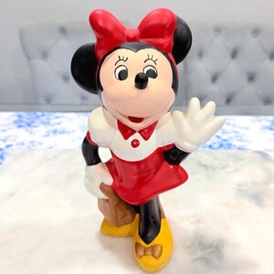 Vintage Minnie Mouse Figurine - Etsy