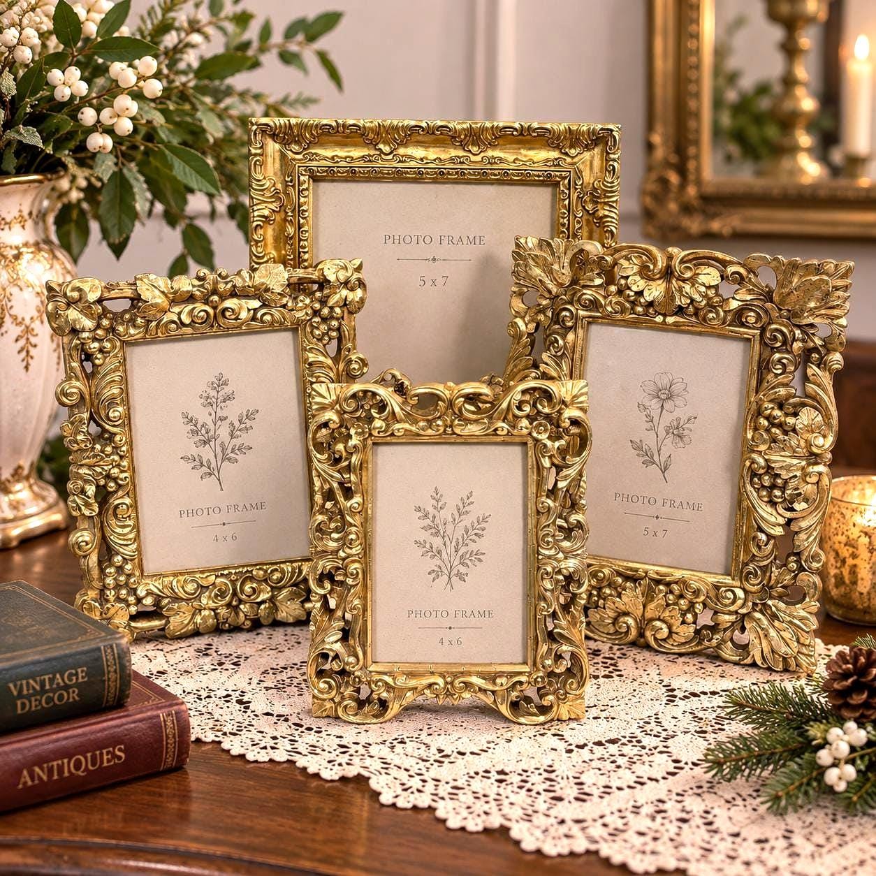 Luxury Gold Frames - Etsy