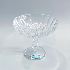 Vintage Tritschler Winterhalder Bleikristall Candy Dish: Lead Crystal Pedestal Bowl