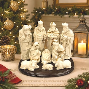 Porcelain Nativity - Etsy
