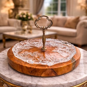 Walther Glass Cake Stand - Etsy