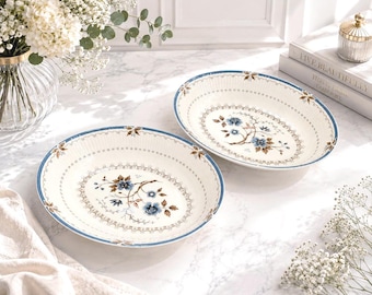 Royal Doulton Old Kolonie Gemüse-Servierschalen 2er-Set Vintage English Translucent China