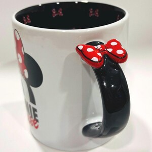 Taza con lazo de Minnie Mouse de Disney (15 oz) - Coleccionable retirado imagen 6