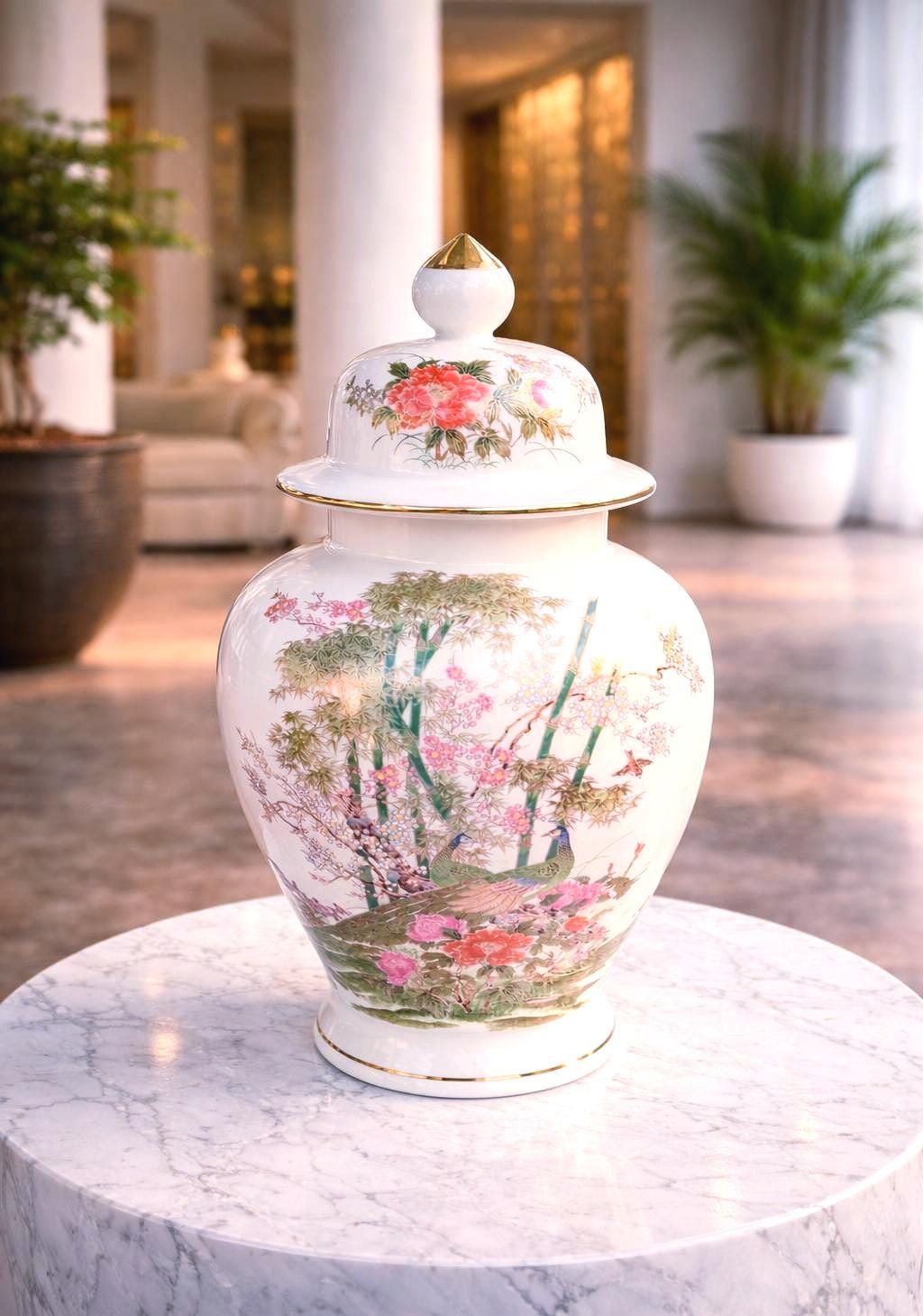Yamaji 金彩装飾 花瓶 有田焼 花瓶 YAMAJI 正峯窯 高級 骨董品 壺約24cm - メルカリ