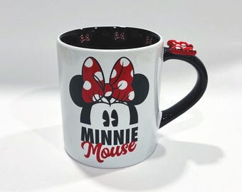 Disney Minnie Mouse Bow Tasse - 15 Unzen - Sammlerstück im Ruhestand