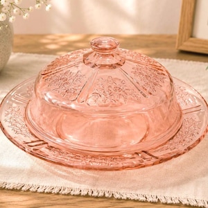 Sharon Pink Depression Glass - Etsy