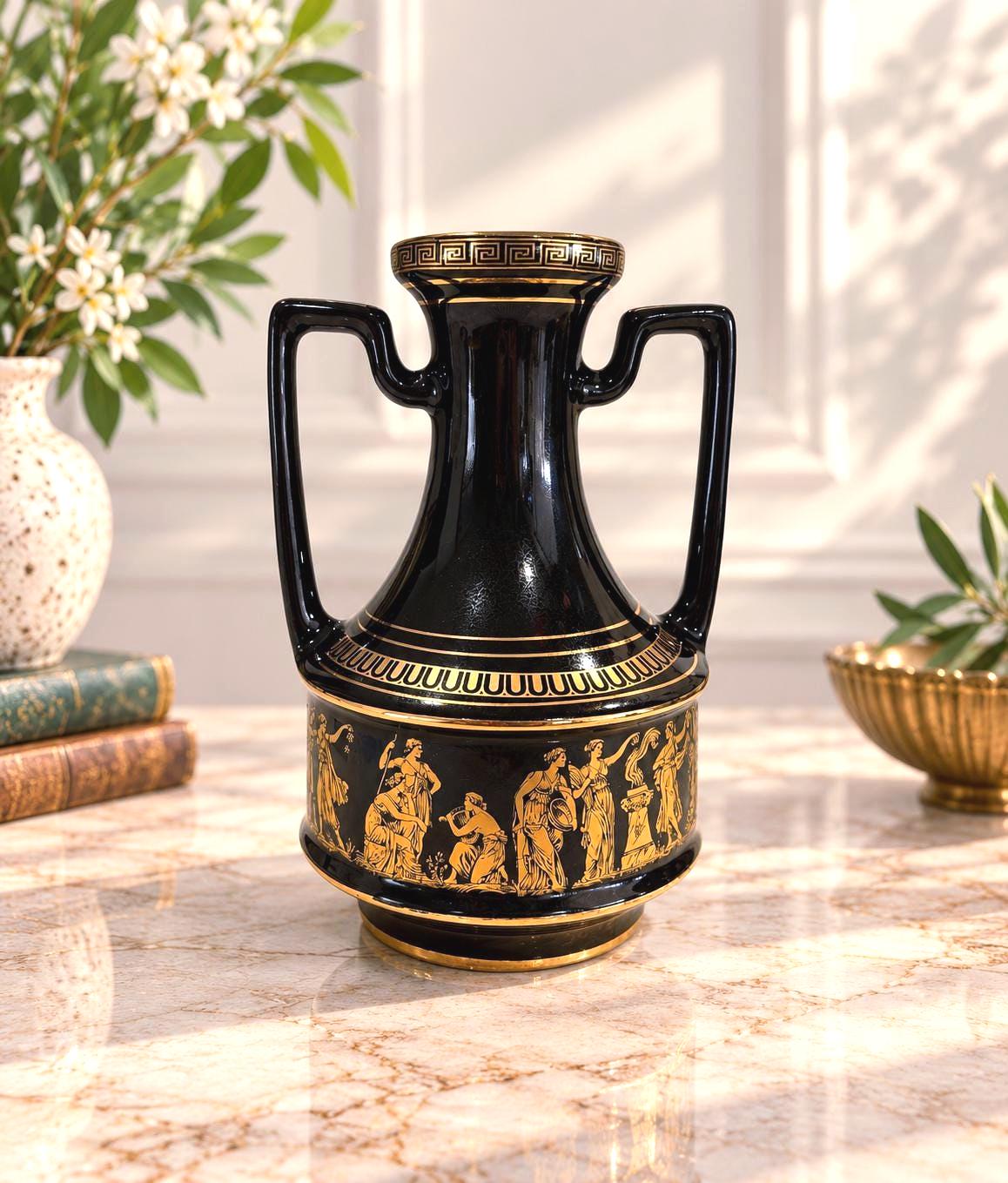 Greek Vase 24k Gold - Etsy