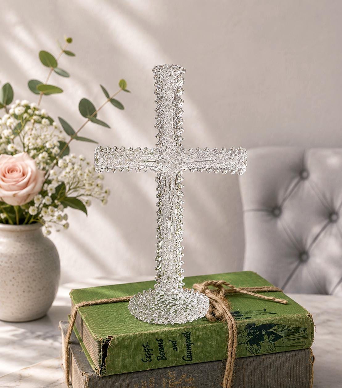 Vintage Murano Cross - Etsy