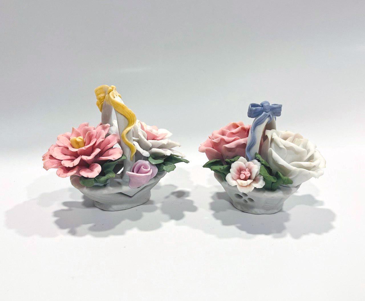 Porcelain Flower Basket - Etsy