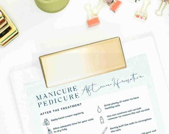 Nail Salon Forms Template | Salon Summary Guide (canva Editable ...