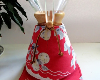 Chemex Cozy Set-Vintage wiederverwendete Bettwäsche-8 cup Größe