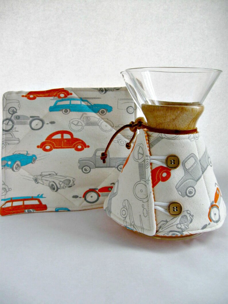 Chemex Cozy and Warming Pad Set 3 6 810 Cup SizesPremier Etsy