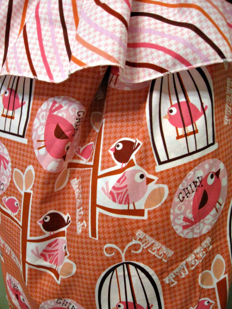 Hanging Lined Laundry/storage/toy Bagembroidery Hoop Bag Baby Etsy