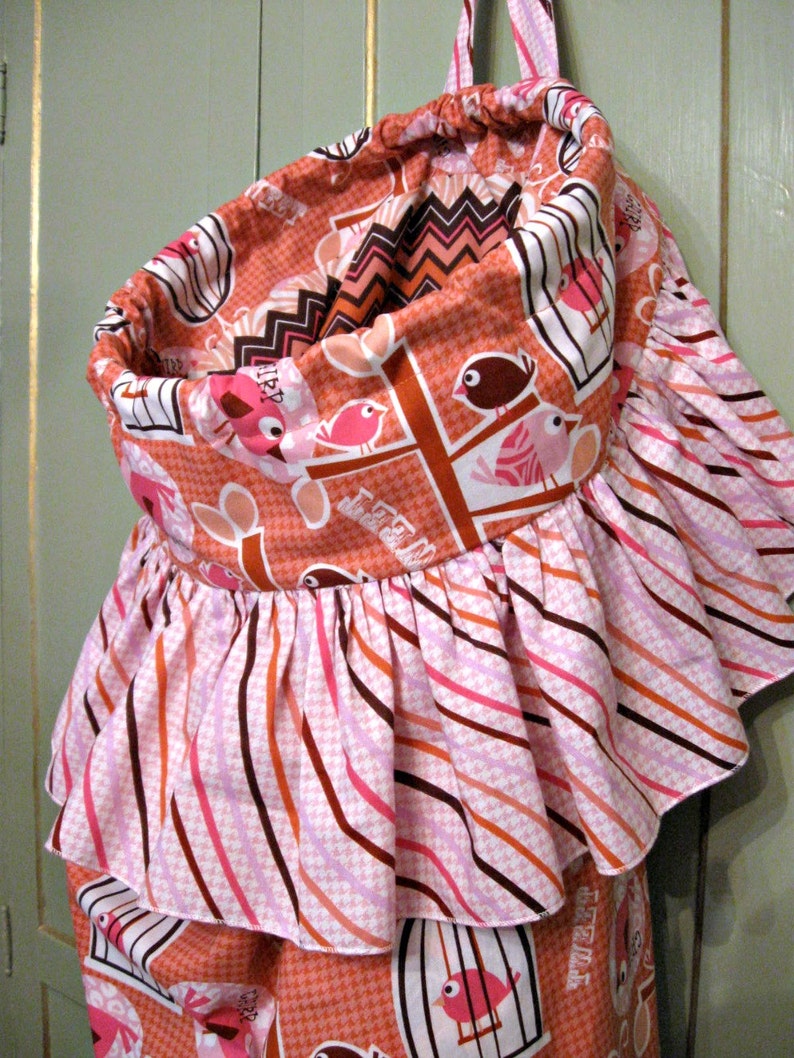 Hanging Lined Laundry/storage/toy Bagembroidery Hoop Bag Baby Etsy