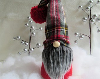 Flannel Gnome| |Tiered Tray Decoration| Holiday Gnome|Winter Home Decor |Holiday Home Decor| Gnome Gift